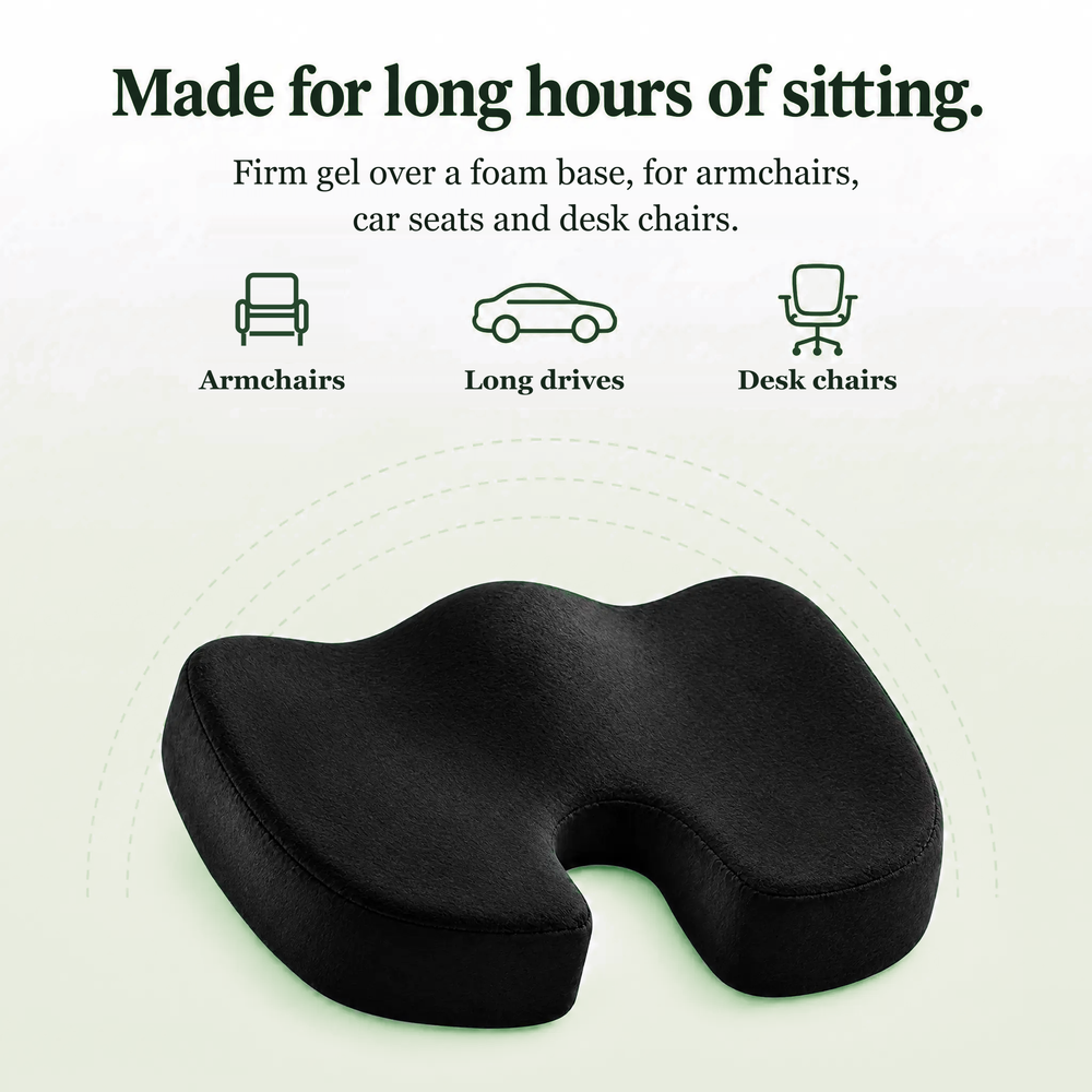 The SatisfyComfort gel seat cushion